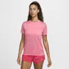 Nike Women's Dri-fit T-shirt In Aster Pink,pure,htr