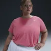 Nike Women's Dri-fit T-shirt (plus Size) In Pink