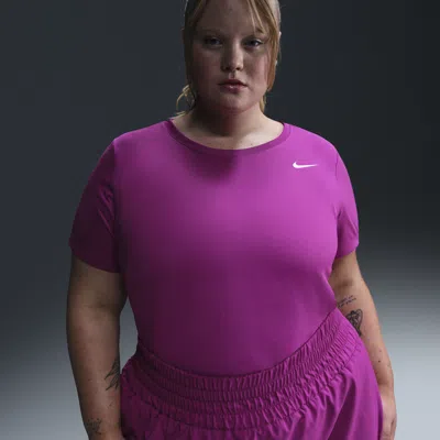 Nike Women's Dri-fit T-shirt (plus Size) In Purple