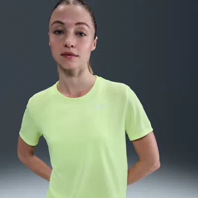 Nike Women's Dri-fit T-shirt In Yellow