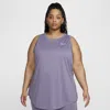 Nike Women's Dri-fit Tank Top (plus Size) In Purple