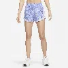 Nike Women's Dri-fit Tempo Printed Running Shorts In Purple