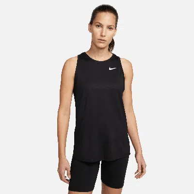 Nike Women's Dri-fit Training Tank Top In Black,white