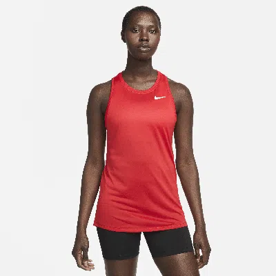 Nike Women's Dri-fit Training Tank Top In Red
