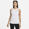 Nike Women's Dri-fit Training Tank Top In White