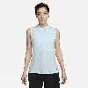 Nike Women's Dri-fit Victory Sleeveless Golf Polo In Blue