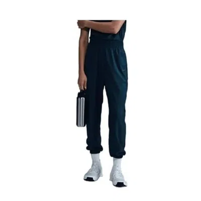 Nike Women's Dri-fit High-waisted 7/8 Joggers In Armory Navy/black In Blue