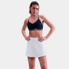 Nike Women's Dri-fit Indy Light Support Padded Adjustable Sports Bra In White