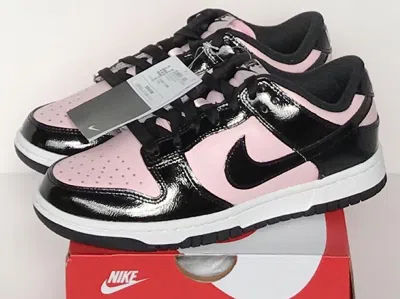 Pre-owned Nike Women's Dunk Low Essential Pink Foam Black Dj9955-600 Women's Size