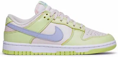 Pre-owned Nike Women's Dunk Low Lime Ice Sz 12 Dd1503-600 In Yellow