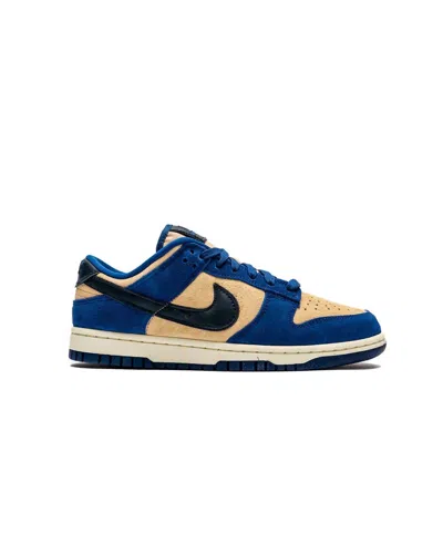 NIKE WOMEN'S DUNK LOW LX SNEAKERS IN DEEP ROYAL BLUE/DARK OBSIDIAN-SESAME