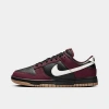 Nike Dunk Low Next Nature Basketball Sneaker In Burgundy Crush/phantom/black/khaki