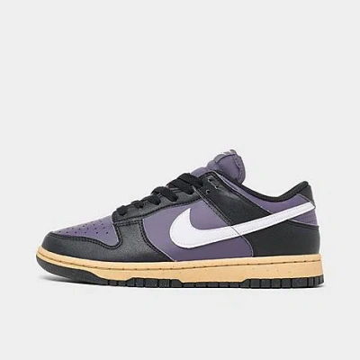 Nike Women's Dunk Low Next Nature Casual Shoes In Dark Raisin/white/black/sesame