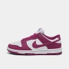 Nike Women's Dunk Low Next Nature Casual Shoes In White/hot Fuchsia