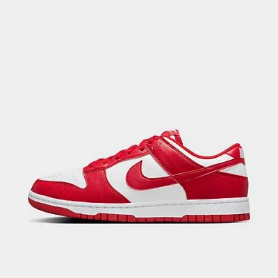 Nike Dunk Low Next Nature "st. John's" Sneakers In White/university Red/white