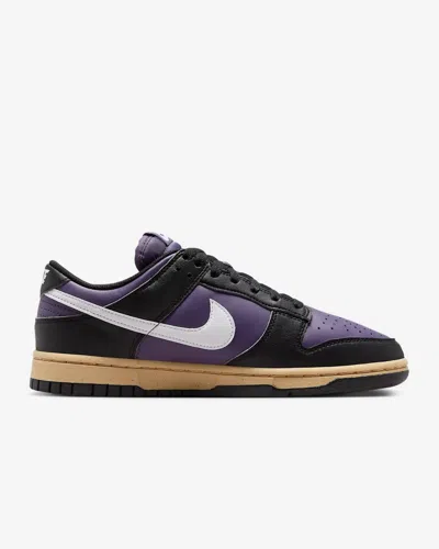Nike Women's Dunk Low Next Nature Shoes In Dark Raisin/black/sesame/white In Multi