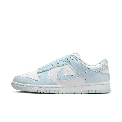 Nike Dunk Low Leather Sneakers White/blue Tint
