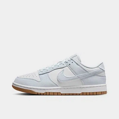 Nike Dunk Low Premium Next Nature Basketball Sneaker In White/football Grey/gum Light Brown