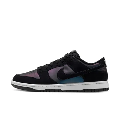 Nike Women's Dunk Low Se Iridescent Shoes In Black