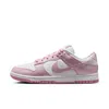 Nike Dunk Low Patent Sneakers In White
