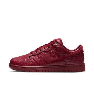 Nike Womens  Dunk Low Ss In Team Red/team Red/mtlc Gold