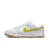 Nike Dunk Low Suede Basketball Sneaker In White