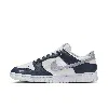 Nike Dunk Low "armoury Navy" Sneakers In White