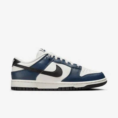 Nike Women's Dunk Low Sneaker In Armory Navy/black-sail In Multi
