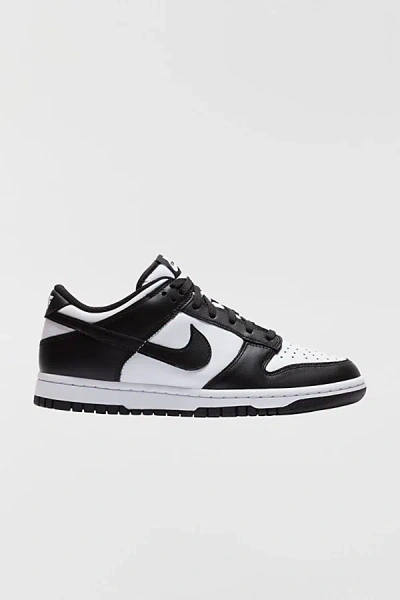 Nike Women's Dunk Low Sneaker In White/black/white, Women's At Urban Outfitters In Multi