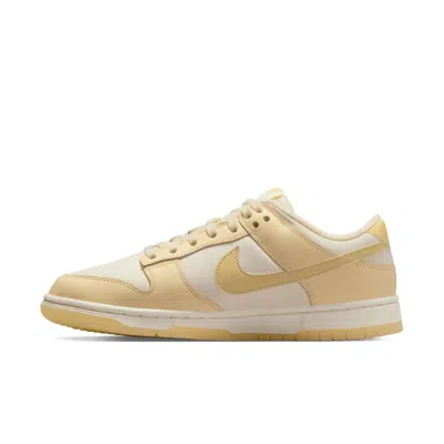 Nike Women's Dunk Low Sneakers In Muslin Team Gold In Multi