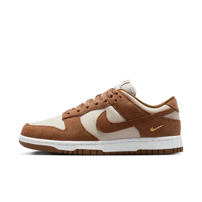 Nike Women's Dunk Low Suede Shoes In Brown