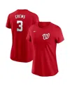 Nike Women's Dylan Crews Red Washington Nationals Fuse Name Number T-shirt