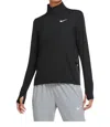 Shop Nike Women's Element Running Top In Black