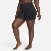 Nike Women's Essential 6" Swim Kick Shorts (plus Size) In Black
