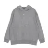 Nike Women's Essential Collection Fleece Hoodie Dk Gray Heather/base Grey/white In Gray