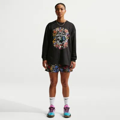 Nike Women's Essential Dri-fit 4" Basketball Shorts In Black