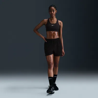 Nike Women's Essential Dri-fit Mesh Basketball Shorts In Black