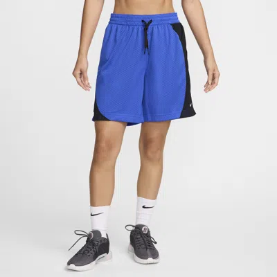 Nike Women's Essential Dri-fit Mesh Basketball Shorts In Hyper Royal/black/white