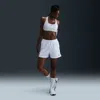 Nike Women's Essential Dri-fit Mesh Basketball Shorts In White
