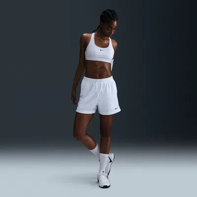 Nike Women's Essential Dri-fit Mesh Basketball Shorts In White