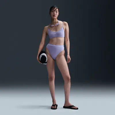 Nike Women's Essential High-waist Swim Bottom In Purple