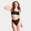 Nike Women's Essential Racerback Bikini Top In Black