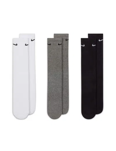 Nike Women's Everyday Cushioned Training Crew Socks (3 Pairs)