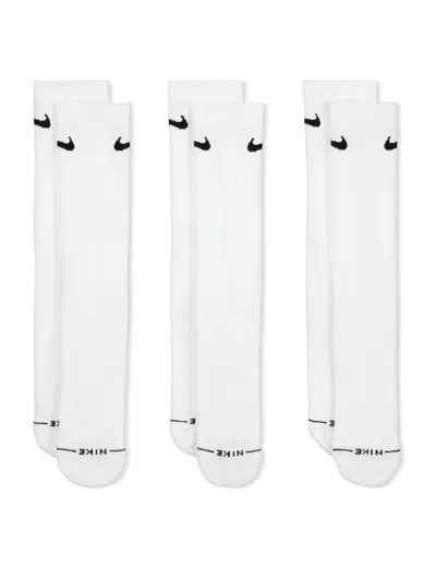 Nike Women's Everyday Elevated Crew Socks (3 Pairs) In Orange