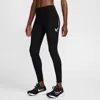 Nike Women's Fast Mid-rise 7/8 Running Leggings With Pockets In Black