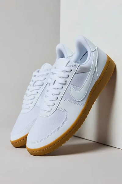 Nike Women's Field General Sneaker In White/gum Light Brown/summit White, Women's At Urban Outfitters
