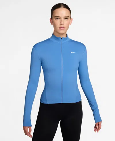 Nike Women's Fitted Full-zip Jacket In Blue