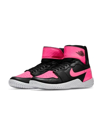 Nike Women's Flare Aj1 Shoes In Black/pink In Multi