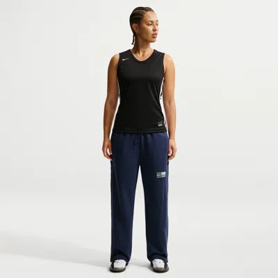 Nike Women's Fleece Tear-away Basketball Pants In Blue