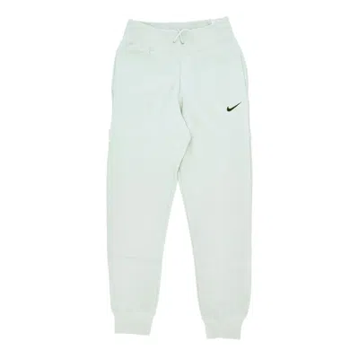 Nike Women's Fleece Tracksuit Pants Sportswear High-waisted Fleece Joggers Light Silver/black